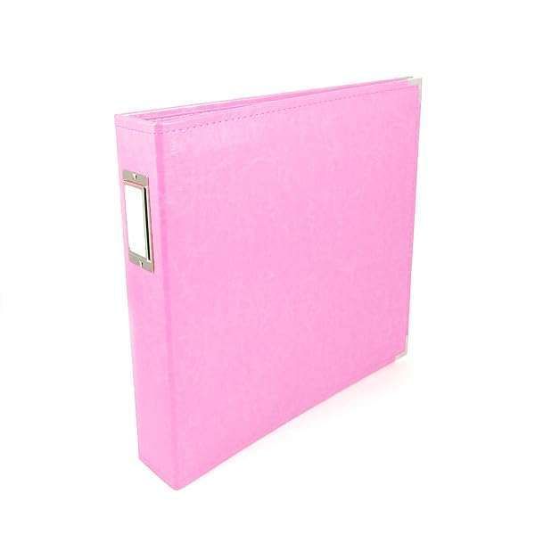 Pretty Pink 12x12 Photo Album by We R Memory Keepers - Acid-Free, Snag-Free, Includes 5 Protectors for Scrapbooking