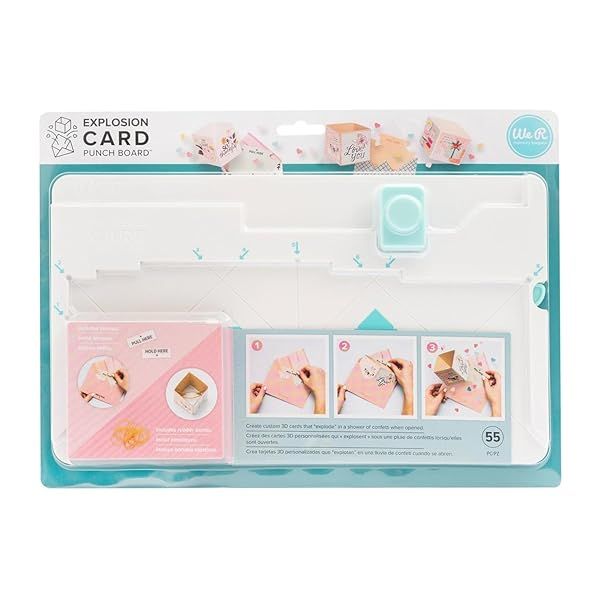 Create Stunning Explosion Cards with We R Memory Keepers Punch Board - Easy DIY Guide