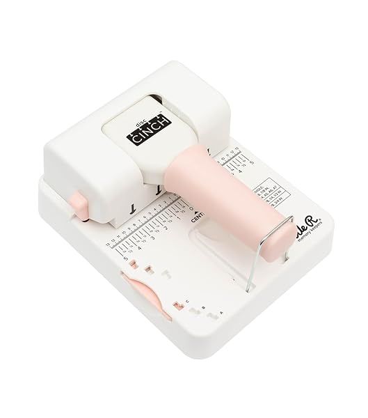 Mini Cinch Bookbinding Machine by We R Memory Keepers - Easy-to-Use, White Tool for Wire & Spiral Coils