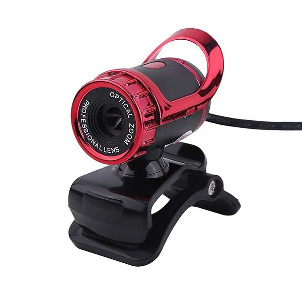 Webcam 480P, Clip on HD PC Camera, Built in Microphone,12.0M Pixels, 360° Rotating for Computer Laptop Desktop, Plug and Play for YouTube Video Broadcasting, Compatible with 7/8