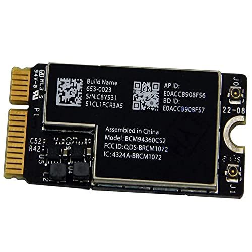 Willhom BCM94360CS2 Wifi Bluetooth Airport Wireless Card Replacement for MacBook Air 11" A1465 (2013, 2014, 2015) 13" A1466 (2013, 2014, 2015, 2017) (661-7465, 661-7481, 653-0023)