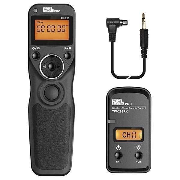 Wireless Shutter Remote for Canon EOS 5D, 6D, 7D - Pixel TW-283 N3 Timer Control