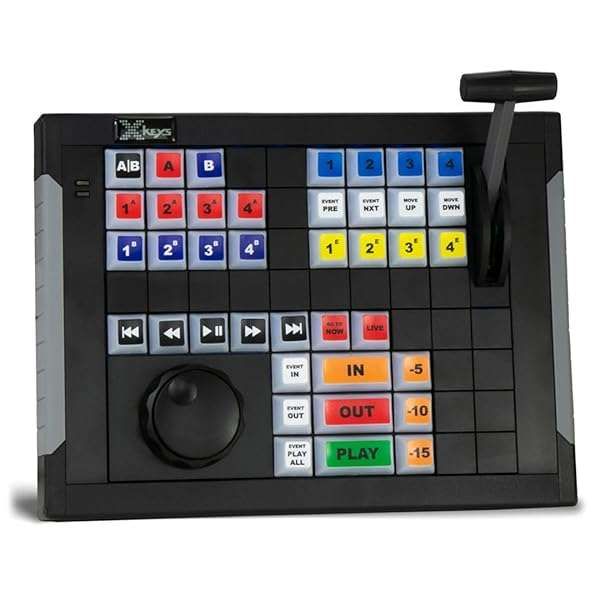 X-Keys USB Replay Controller XK-64 for vMix & Central Control - Made in USA