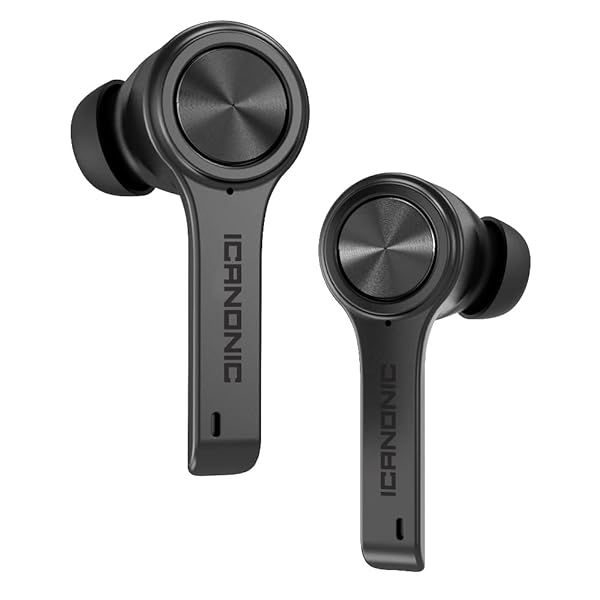 XClear Wireless Earbuds: True 5.0 Bluetooth, Sweatproof, Immersive Sound & Quick Pairing for Sports - Black
