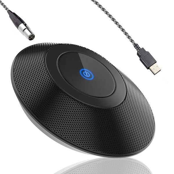 XIIVIO USB Microphone: Best Omnidirectional Mic for Video Conferences, Online Classes & Recording