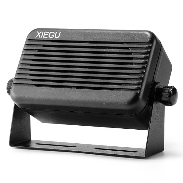 Xiegu GY03 External Speaker: Stereo Sound for CB, Ham Radio & HF Transceivers - Compatible with X6100, QT40, QT60, QT80