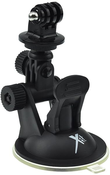 Xit XTGPCARM Mini Car Mount for GoPro Hero 3/3+/4 - Suction Cup Holder for Ultimate Stability