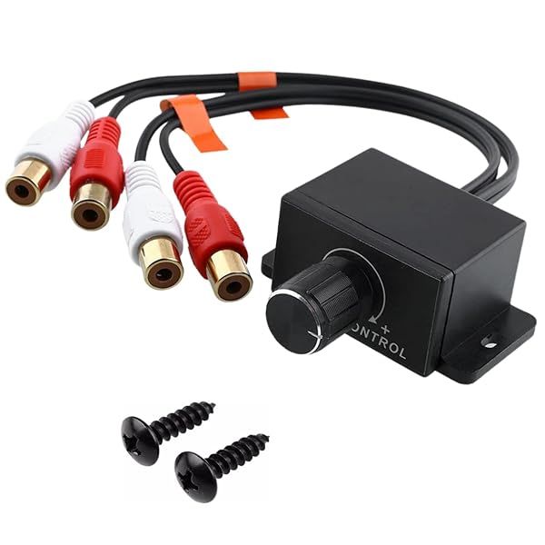 Xtenzi Amplifier Universal Bass Volume Knob - Remote Line Level Control XTBR9-LC1