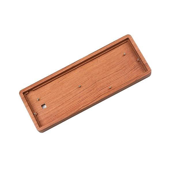 YMDK GK64 GK64XS SK64 Keyboard Kit: CNC Wood Case, Bluetooth/Wired PCB & Stabilizers - Rosewood Edition