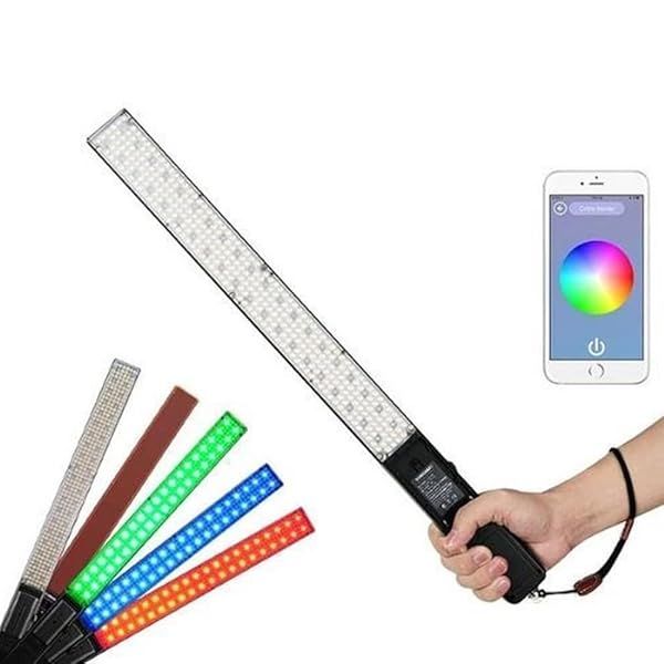 YONGNUO YN360 LED Video Light: 5600K Adjustable Color Temperature & RGB for Professional Photography