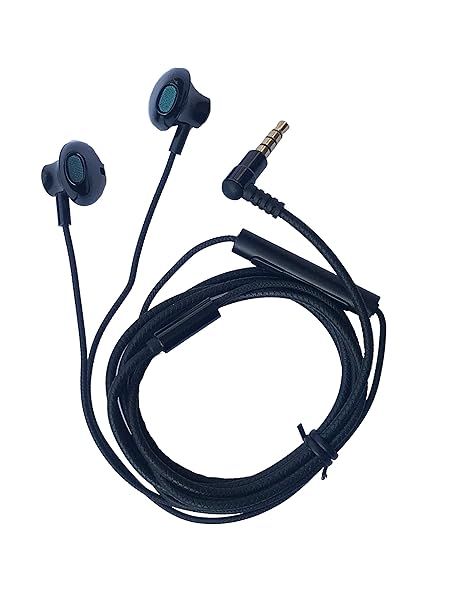 YOWOCHUNG In-Ear Headphones: Stereo Bass, Noise Isolation & Mic for iPhone, Android, PC - Perfect 3.5mm Mobile Headset