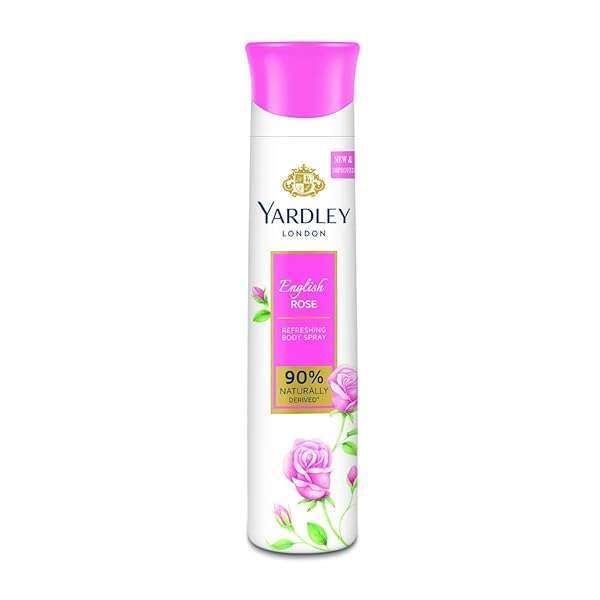 Yardley London Refreshing Body Spray Jasmine 150ml - Long-Lasting Fragrance for All-Day Freshness