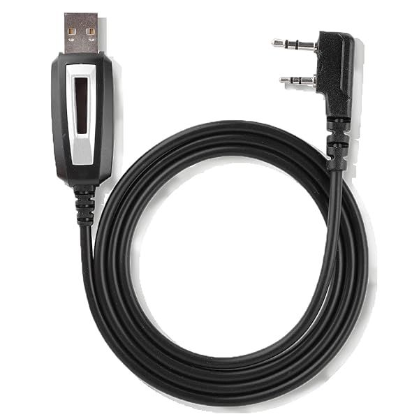 Yoidesu Two Way USB Programming Cable for Baofeng UV-5R, GT-3, UV-82 & BF-888s - Includes CD Driver for Easy Setup