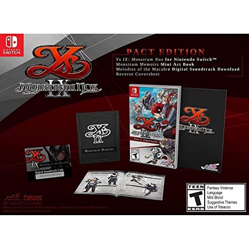 Ys IX: Monstrom Nox Pact Edition for Nintendo Switch - Buy Now & Explore the Adventure!