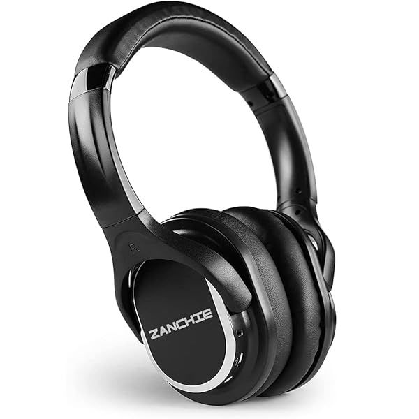 ZANCHIE Wireless RF Headphones for TV Watching, Over-Ear Stereo Headsets for Hard of Hearing, 330ft Signal Range (Require Transmitter, Transmitter Not included)