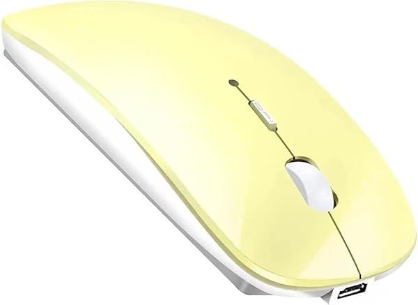 ZERU Rechargeable Bluetooth Mouse: Wireless Mouse for MacBook Pro, Air & PC - Perfect for Laptops!