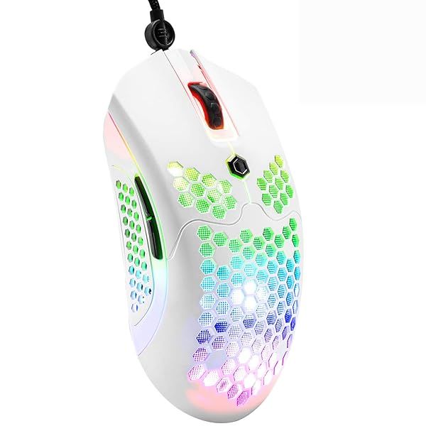 ZIYOU LANG M5 RGB Gaming Mouse: 12000 DPI, 6 Buttons, Ultralight Design for PC & Mac