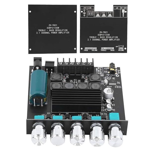 ZK-TB21 2.1 Channel Bluetooth Digital Amplifier Board - High Power Performance
