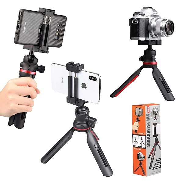 Ztylus Journalist MK II Mini Tripod: Ultimate Smartphone Stabilizer for DSLR, iPhone, Samsung & Google Pixel