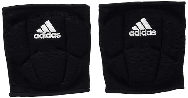 Adidas Unisex Adult Sleek 5 Inch Knee Pad - Black/White, Large | Ultimate Comfort & Support