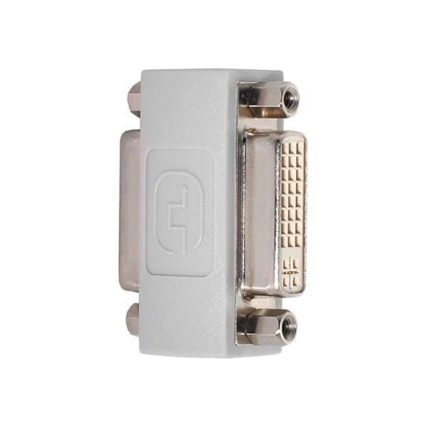 cablecc DVI 24+5 Female to DVI 24+5 Female Video Converter Adapter 180d Extender