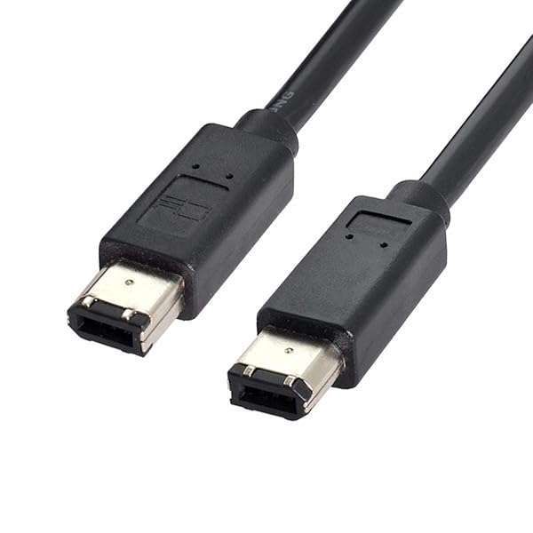 Chenyang FireWire 400 6-Pin to 6-Pin Cable 1.8m - High-Speed IEEE 1394 iLink Connection