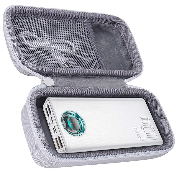 co2CREA Hard Case for Baseus 30000mAh Power Bank - Durable, Fast Charging Laptop Charger Protection