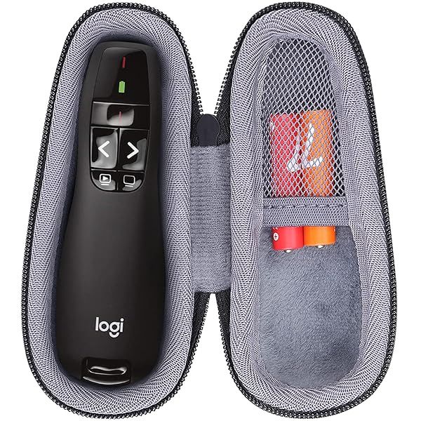 co2CREA Hard Case for Logitech R400 Wireless Presenter - Durable Protection for Your Clicker