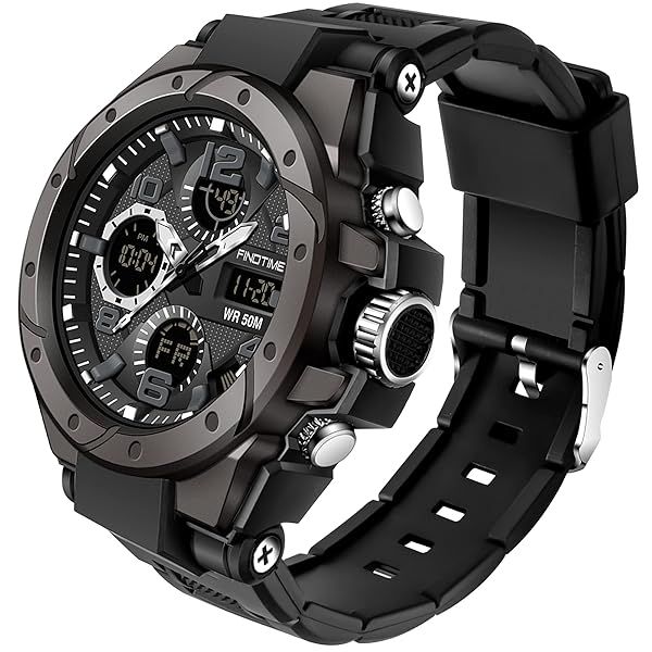 FindTime Military Watches for Men: Tactical, Waterproof, & Stylish Sports Watches in Black, Green, Gold, Silver, Blue & Purple