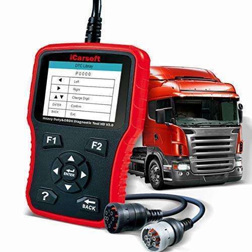 iCarsoft HD V3.0: Best Heavy Duty Diesel Truck Diagnostic Scanner & Code Reader