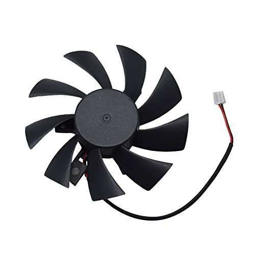 Replace Zotac GTX 1050 Ti Mini Fan: inRobert DIY Dual Bearing 85mm 2-Pin Video Card Fan