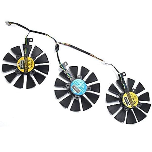 Buy inRobert PLD09210S12HH Video Card Cooling Fan for ASUS STRIX R9 390X RX480 GTX 1080 - 3 Pack