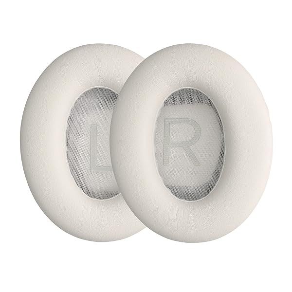 KWMobile Ear Pads for Bose Noise Cancelling 700 - 2X White Replacement Earpads