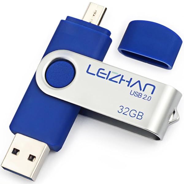 Leizhan 32GB Micro USB Flash Drive - Fast USB 3.0 OTG for Samsung Galaxy, Xiaomi, LG, Sony & More