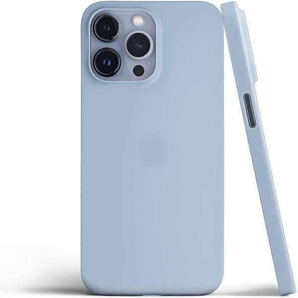 Totallee Thin iPhone 13 Pro Max Case - Ultra Slim Minimal Cover in Sierra Blue (2021)