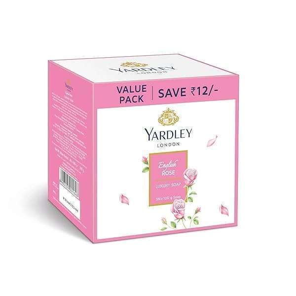 Yardley London English Rose Luxury Soap 310g - Indulge in Timeless Elegance