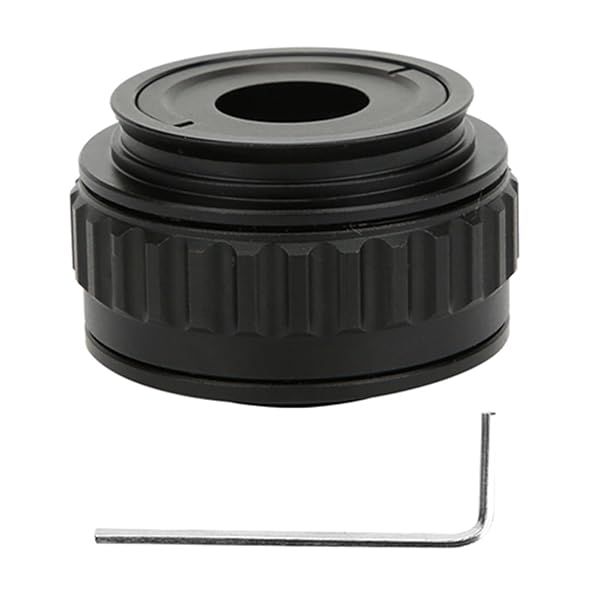 0.35X CTV Microscope Adapter - Lens Mount for Trinocular Stereo Microscopes | Camera Interface Accessory