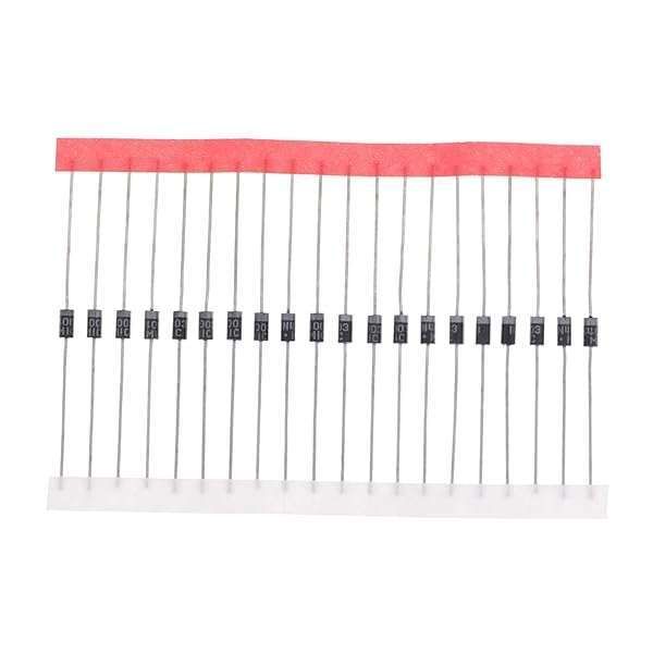 100PCS 1N4003 Rectifier Diode 1A 200V DO-41 - High Quality Axial Diodes for Reliable Performance