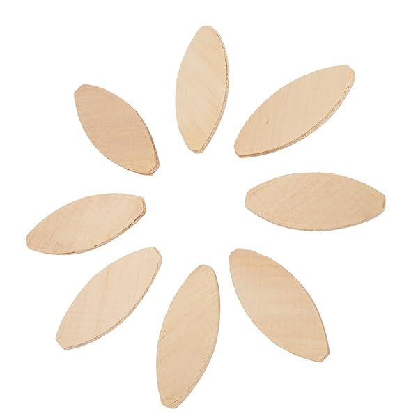 100 Pcs Beech Wood Joining Biscuits - Perfect Docking Tool for Woodworking Projects