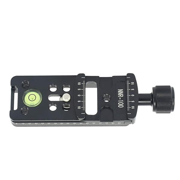 100mm Rail Nodal Slide Quick Release Plate for Tripods - RRS Arca Swiss Compatible Metal Clamp