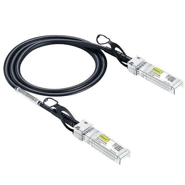 10Gtek SFP+ DAC Twinax Cable 0.5m - Passive, Compatible with Ubiquiti ES-48, ES-16-XG, USW-Pro-24/48-POE