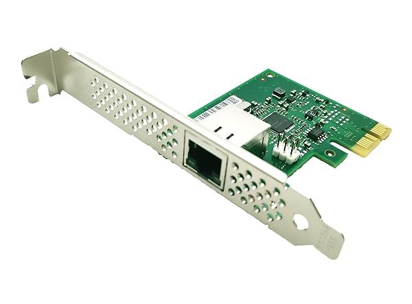 1.25G Gigabit Ethernet Adapter Card | PCIe NIC with RJ45 Port | Supports Windows 10 & Linux | Intel I210 Compatible