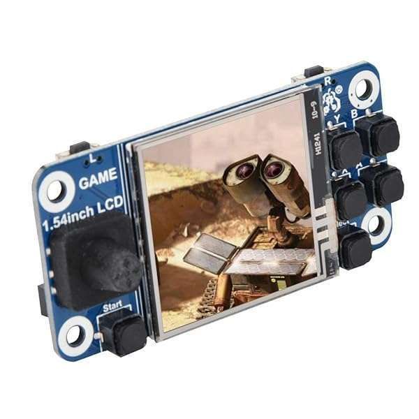 1.54in LCD Mini Game Console Screen for Raspberry Pi 2B/3B+/Zero W - Perfect DIY Gaming Module