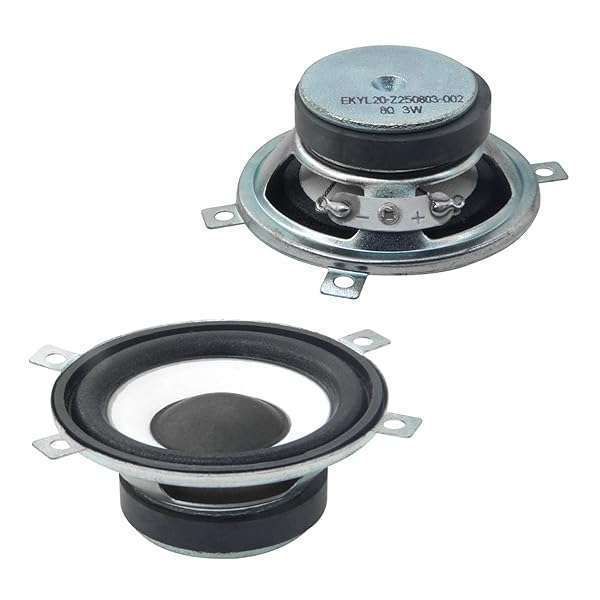 "2" 8ohm 3W Full Range Speaker Kit - DIY Replacement for Arduino (2 Pack) | High-Quality Sound"