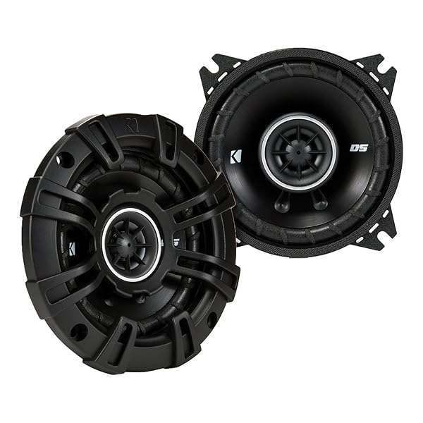 Buy Kicker 43DSC404 4-Inch 4 Ohm Coaxial Car Speakers - High-Quality Sound, Durable Pair