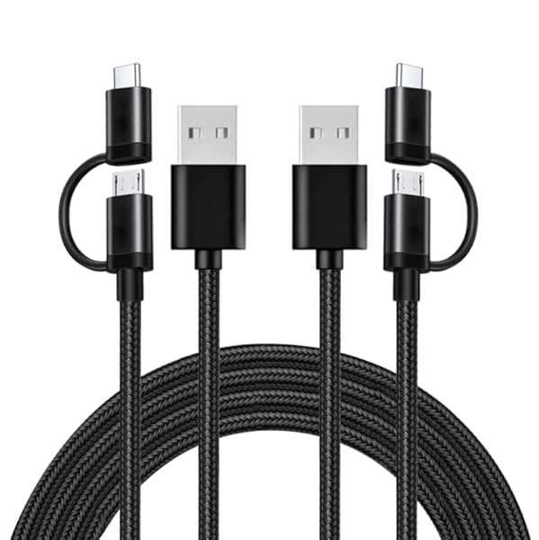 2Pcs USB C & Micro Charger Cable for Bose 700, Sport Earbuds, QuietComfort & SoundLink Speakers