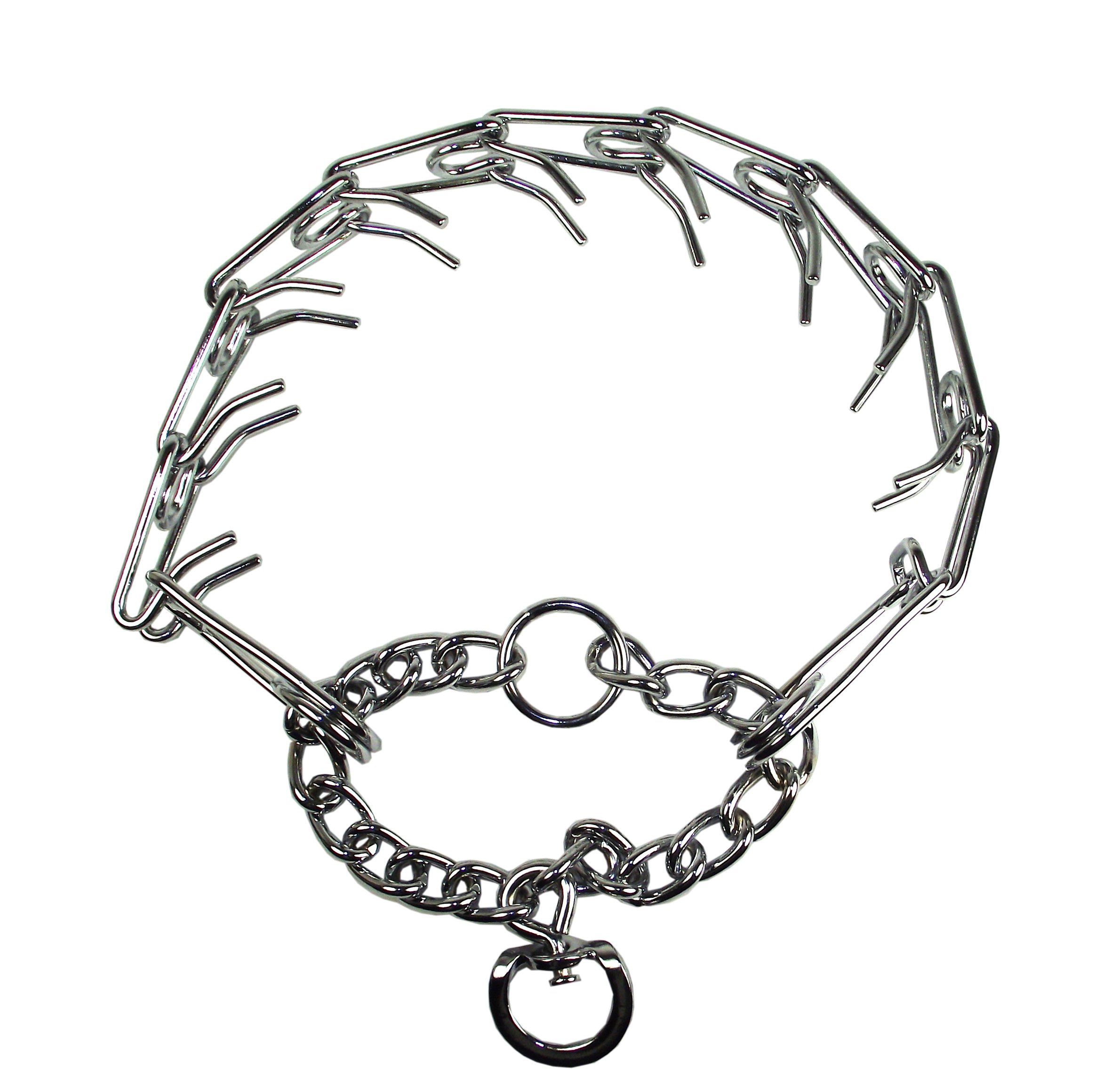 Shop Hamilton Chrome Prong Training Dog Collar 3.8mm - Effective Training Tool for Dogs