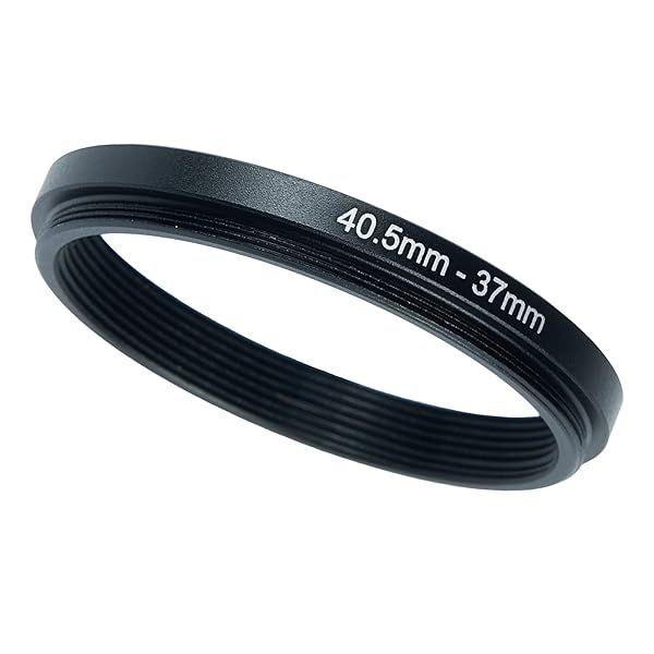 40.5mm to 37mm Step-Down Ring Filter Adapter - UV ND CPL Metal for All Brands