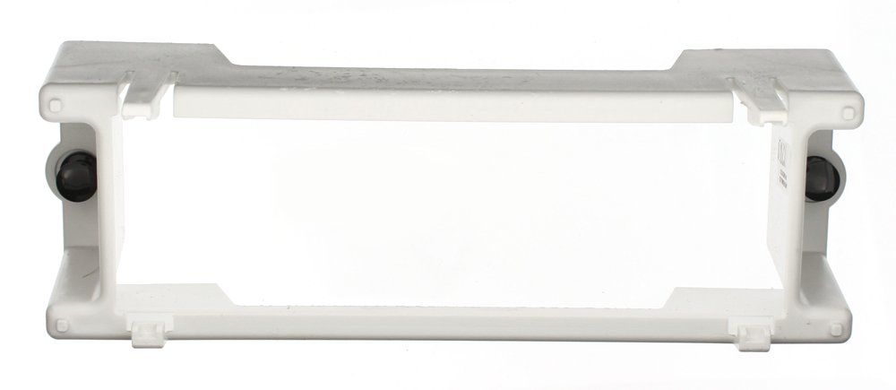 Leviton 47612-SBK WH Single Plastic Bracket - Empty | Durable & Versatile Mounting Solution