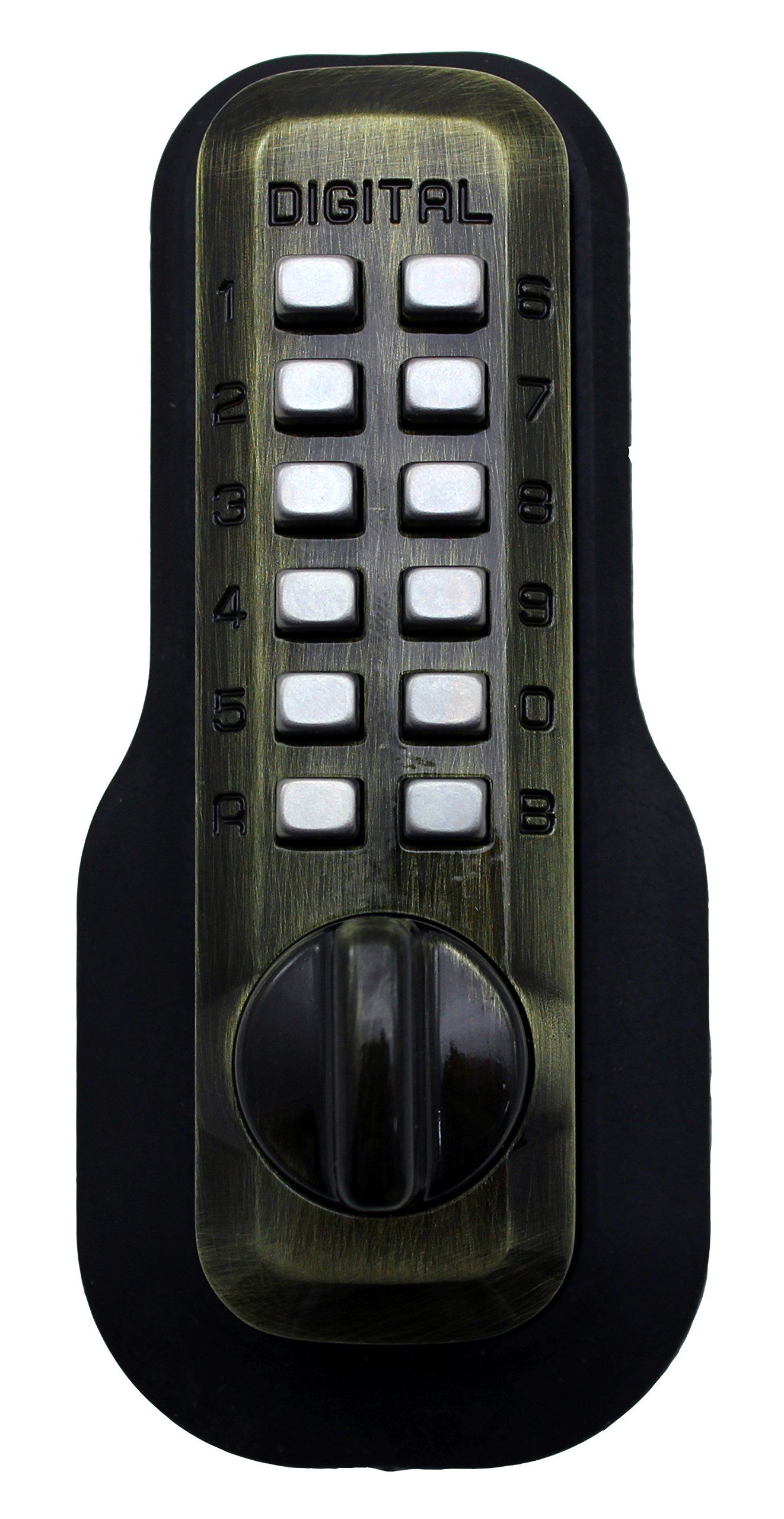 Secure Your Home with M210 Digital Door Lock: Keyless Deadbolt in Antique Brass